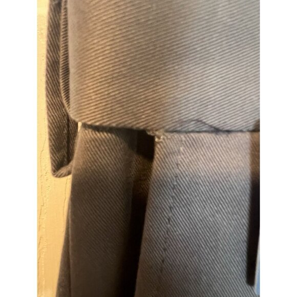 Haggar Premium Classic Fit Pants 38W X 34L No Iron Khaki Flat Front Grey HC10884 - Picture 9 of 15